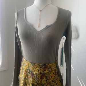 Pact Ribbed Long Sleeve Top